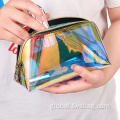 Cute Makeup Bags Pvc Plastic Zipper Travel Clear rainbow Makeup Bag Manufactory